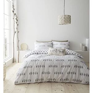 Pineapple Elephant Tembo Set copripiumino singolo in cotone, colore: naturale Pineapple Elephant Tembo Set copripiumino singolo in cotone, colore: naturale