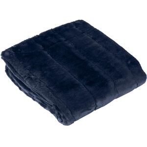 Paoletti Empress Coperta in Pelliccia Sintetica – Morbida ed Elegante Coperta dall'Arredamento Minimalista per Letto o Divano (Navy 130x180cm) Paoletti Empress Coperta in Pelliccia Sintetica – Morbida ed Elegante Coperta dall'Arredamento Minimalista per Letto o Divano (Navy 130x180cm)