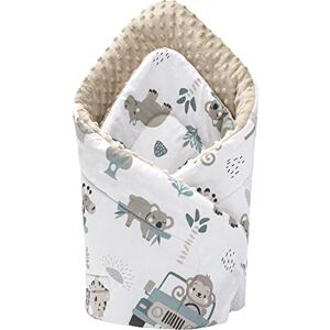 Medi Partners Cuscino cono bambino Minky 100% Cotone 75x75cm Coperta del bambino Doppia faccia Morbido Tutto l'anno Corna per neonati Multifunzionale (Zoo di menta con beige Minky) Medi Partners Cuscino cono bambino Minky 100% Cotone 75x75cm Coperta del bambino Doppia faccia Morbido Tutto l'anno Corna per neonati Multifunzionale (Zoo di menta con beige Minky)