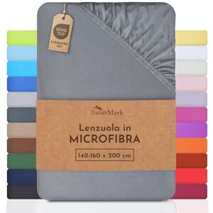 NATUREMARK Lenzuolo in microfibra - Lenzuola - Pratico e resistente NATUREMARK Lenzuolo in microfibra - Lenzuola - Pratico e resistente