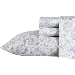 Lenzuola Queen Laura Ashley - Set di biancheria in satin di cotone - Grigio Lenzuola Queen Laura Ashley - Set di biancheria in satin di cotone - Grigio