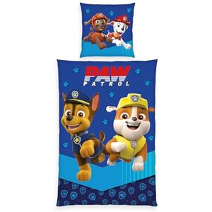Herding Biancheria da Letto Paw Patrol, Federa Circa 80 x 80 cm, Copripiumino Circa 135 x 200 cm, Con Pratica Chiusura a Bottoni, 100% Cotone Herding Biancheria da Letto Paw Patrol, Federa Circa 80 x 80 cm, Copripiumino Circa 135 x 200 cm, Con Pratica Chiusura a Bottoni, 100% Cotone