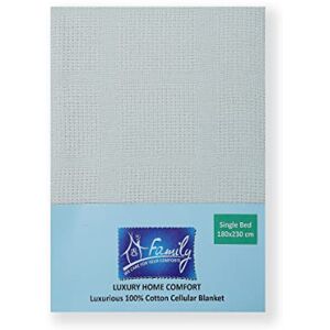 Coperta cellulare in cotone - Crema reversibile leggero termico - Biancheria da letto familiare Coperta cellulare in cotone - Crema reversibile leggero termico - Biancheria da letto familiare