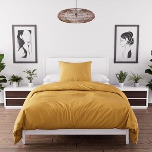 Intemporel Boemia Set Copripiumino Microfibra, Giallo (Senape), 140 x 200 cm Intemporel Boemia Set Copripiumino Microfibra, Giallo (Senape), 140 x 200 cm
