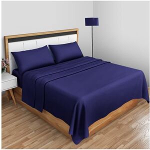 GC GAVENO CAVAILIA Gaveno Cavailia Lenzuolo Super Morbido, Tinta Unita, per Letto Matrimoniale, Colore: Blu Navy GC GAVENO CAVAILIA Gaveno Cavailia Lenzuolo Super Morbido, Tinta Unita, per Letto Matrimoniale, Colore: Blu Navy
