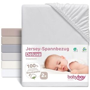 Copertura per Materasso babybay - 89x50cm - Zartgrau - Biancheria da Bambino Copertura per Materasso babybay - 89x50cm - Zartgrau - Biancheria da Bambino