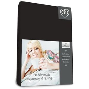 Bed-Fashion Topper lenzuola singolo singolo con angoli, in Jersey, colore: nero, doppio, 140 x 200 cm Bed-Fashion Topper lenzuola singolo singolo con angoli, in Jersey, colore: nero, doppio, 140 x 200 cm