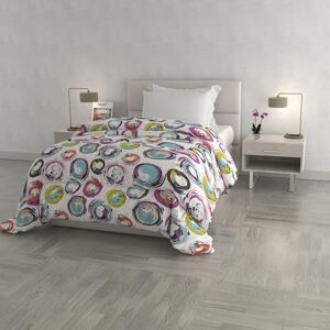 Fantasy Cerchi Astratti Piumino Invernale - Singolo 170 x 260 cm Fantasy Cerchi Astratti Piumino Invernale - Singolo 170 x 260 cm