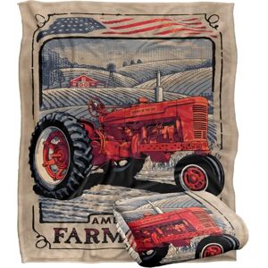 LOGOVISION Jq Licensing Rle American Farmland Tractor Coperta super morbida al tatto setoso – 152 x 127 cm LOGOVISION Jq Licensing Rle American Farmland Tractor Coperta super morbida al tatto setoso – 152 x 127 cm