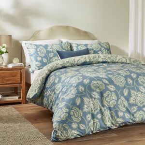 Completo trapuntato Camellia reversibile - King - Blu francese Completo trapuntato Camellia reversibile - King - Blu francese