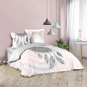 Douceur d'Intérieur Parure da letto “Namaste”, Rosa, 240 x 220 cm Douceur d'Intérieur Parure da letto “Namaste”, Rosa, 240 x 220 cm