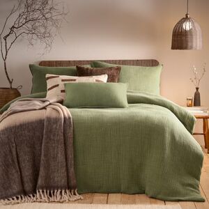 Set di federa piumino Ribble lavata ad acido - Khaki - Taglia doppia Set di federa piumino Ribble lavata ad acido - Khaki - Taglia doppia