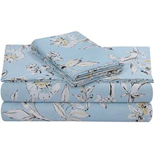 Set lenzuola Queen in cotone Tribeca Living - Motivo floreale Set lenzuola Queen in cotone Tribeca Living - Motivo floreale