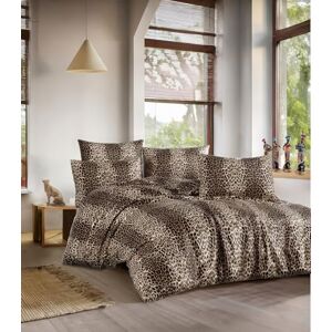 Nuit Des Rêves Set di copertine doppie (200 x 200 cm), marrone e beige, 50% cotone, 50% poliestere, 2 federe (80 x 80 cm), lavabile in lavatrice, 127 thread Count, chiusura a bottone Nuit Des Rêves Set di copertine doppie (200 x 200 cm), marrone e beige, 50% cotone, 50% poliestere, 2 federe (80 x 80 cm), lavabile in lavatrice, 127 thread Count, chiusura a bottone