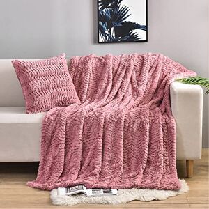 YUSOKI Coperta in finta pelliccia double-face (senza cuscini), morbida coperta pelosa e confortevole in peluche per divano, letto, sedia, camera da letto, camera da letto, donne, adolescenti, ragazze, YUSOKI Coperta in finta pelliccia double-face (senza cuscini), morbida coperta pelosa e confortevole in peluche per divano, letto, sedia, camera da letto, camera da letto, donne, adolescenti, ragazze,