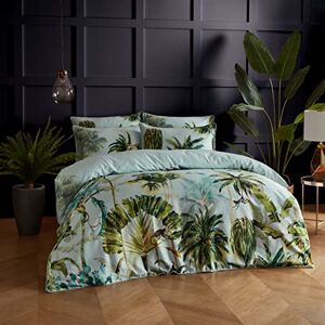 Paoletti Forsteriana Palms Set Copripiumino – Reversibile Acquerello Tropicale Giungla Palma Biancheria Da Letto Di Lusso (Multicolore – Super King – 260x220cm) Paoletti Forsteriana Palms Set Copripiumino – Reversibile Acquerello Tropicale Giungla Palma Biancheria Da Letto Di Lusso (Multicolore – Super King – 260x220cm)