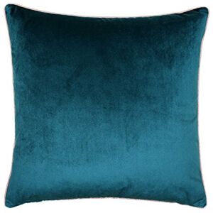 Paoletti Riva Meridian Grande Cuscino Quadrato Cover- Meridian, Black-Contrasting Oro Bordi tubolari, Giallo, 55 x 55 cm, Poliestere, Teal/Blush, 55 x 55 cm Paoletti Riva Meridian Grande Cuscino Quadrato Cover- Meridian, Black-Contrasting Oro Bordi tubolari, Giallo, 55 x 55 cm, Poliestere, Teal/Blush, 55 x 55 cm