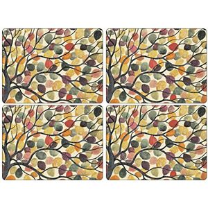 Set di 4 Sottobicchieri Multicolore - 16x20 pollici, con retro in sughero, stampa artistica Set di 4 Sottobicchieri Multicolore - 16x20 pollici, con retro in sughero, stampa artistica