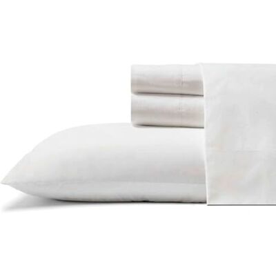Tommy Bahama Set di lenzuola per letto singolo, 100% percalle di cotone con una sensazione fresca e fresca, tasche profonde, lenzuola con lenzuolo con angoli e federa coordinati (Cool Zone bianco) Tommy Bahama Set di lenzuola per letto singolo, 100% percalle di cotone con una sensazione fresca e fresca, tasche profonde, lenzuola con lenzuolo con angoli e federa coordinati (Cool Zone bianco)