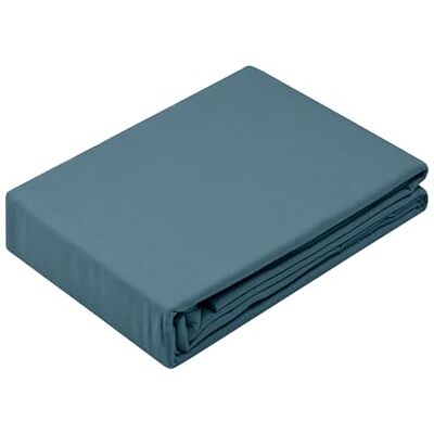 Stof Lenzuolo con angoli Dimensioni 180 x 200 cm 100% cotone biologico Qualità Certificato Oeko-Tex Colore Blu Modello Orizzonte Biancheria da letto per la casa Morbido e Stof Lenzuolo con angoli Dimensioni 180 x 200 cm 100% cotone biologico Qualità Certificato Oeko-Tex Colore Blu Modello Orizzonte Biancheria da letto per la casa Morbido e