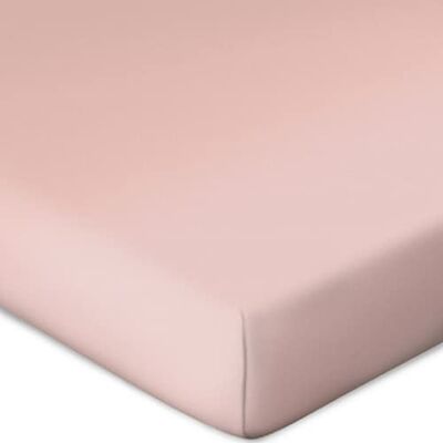 Bassetti Lenzuolo con angoli elasticizzati per topper a molle, tinta unita, colore rosa, P5/746, 90 x 190 cm, 100 x 220 cm Bassetti Lenzuolo con angoli elasticizzati per topper a molle, tinta unita, colore rosa, P5/746, 90 x 190 cm, 100 x 220 cm
