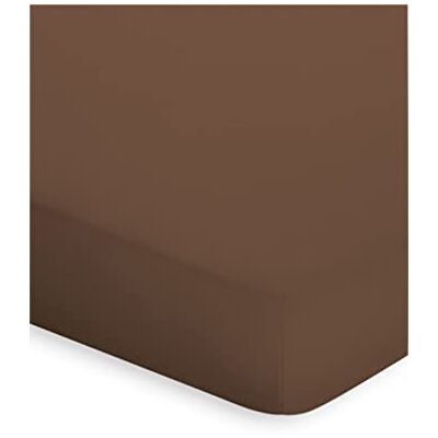 Bassetti Lenzuolo con Angoli Elasticizzati, 180 x 200 cm, 200 x 220 cm, Colore: Marrone Bassetti Lenzuolo con Angoli Elasticizzati, 180 x 200 cm, 200 x 220 cm, Colore: Marrone