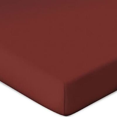 Bassetti Lenzuolo con angoli elasticizzati per materassi a molle, tinta unita, colore rosso Siena RB/878, 90 x 190 cm, 100 x 220 cm Bassetti Lenzuolo con angoli elasticizzati per materassi a molle, tinta unita, colore rosso Siena RB/878, 90 x 190 cm, 100 x 220 cm