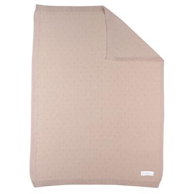 Copriletto per bebé di Noukie's - 75x100cm - Rosa - Cotone biologico GOTS - Accessorio comfort Copriletto per bebé di Noukie's - 75x100cm - Rosa - Cotone biologico GOTS - Accessorio comfort