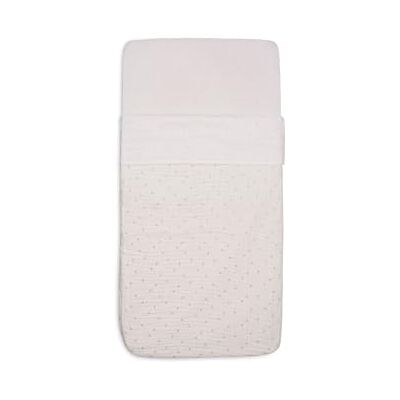Jollein - ledikantlaken slub - Bianco - 100x120 cm - Lenzuolo Jollein - ledikantlaken slub - Bianco - 100x120 cm - Lenzuolo