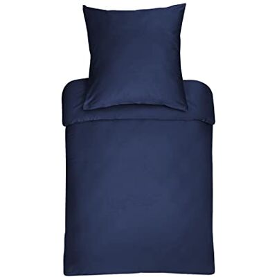Bassetti Tinta Unita Biancheria da Letto, Cotone, Bluette, 155 x 220 cm Bassetti Tinta Unita Biancheria da Letto, Cotone, Bluette, 155 x 220 cm