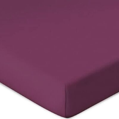Bassetti Lenzuolo con angoli elasticizzati per materassi a molle, tinta unita, colore bacca, L2/542, 90 x 190 cm, 100 x 220 cm Bassetti Lenzuolo con angoli elasticizzati per materassi a molle, tinta unita, colore bacca, L2/542, 90 x 190 cm, 100 x 220 cm