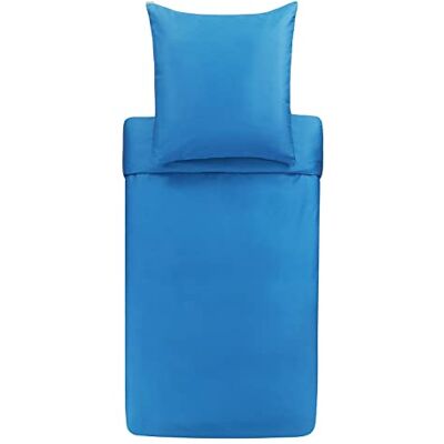 Bassetti Biancheria da letto in 100% raso di cotone, colore Avio 1348, dimensioni: 155 x 220 cm Bassetti Biancheria da letto in 100% raso di cotone, colore Avio 1348, dimensioni: 155 x 220 cm