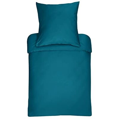 Bassetti Biancheria da Letto in Cotone, 155 x 220 cm, Tinta Unita, Colore: Azzurro Bassetti Biancheria da Letto in Cotone, 155 x 220 cm, Tinta Unita, Colore: Azzurro