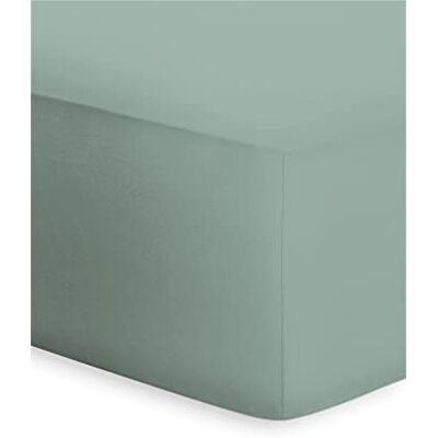 Bassetti Boxspring Lenzuolo con angoli elasticizzati, tinta unita Salvia 565, in cotone ed elastan, colore Salvia, dimensioni: 180 x 200 cm, 200 x 220 cm Bassetti Boxspring Lenzuolo con angoli elasticizzati, tinta unita Salvia 565, in cotone ed elastan, colore Salvia, dimensioni: 180 x 200 cm, 200 x 220 cm