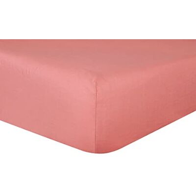 Sleepdown Lenzuolo con angoli profondi in 100% puro cotone, caldo e confortevole, traspirante, super morbido, biancheria da letto, con tasche extra profonde da 32 cm, colore: rosa scuro, singolo, Sleepdown Lenzuolo con angoli profondi in 100% puro cotone, caldo e confortevole, traspirante, super morbido, biancheria da letto, con tasche extra profonde da 32 cm, colore: rosa scuro, singolo,