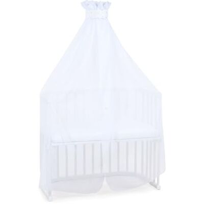 babybay Zanzariera e cielo piqué con nastro adatto per tutti i modelli fino a 96 cm di lunghezza, bianco mix di stelle sabbia/azzurro babybay Zanzariera e cielo piqué con nastro adatto per tutti i modelli fino a 96 cm di lunghezza, bianco mix di stelle sabbia/azzurro