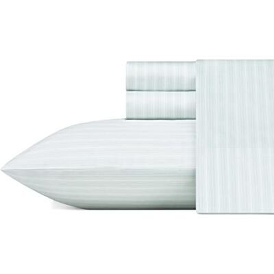 Laura Ashley Home Set di biancheria da letto queen size, in morbido rasatello di cotone, decorazione per la casa elegante, liscia e traspirante, colore: blu (4 pezzi, per letto queen size) Laura Ashley Home Set di biancheria da letto queen size, in morbido rasatello di cotone, decorazione per la casa elegante, liscia e traspirante, colore: blu (4 pezzi, per letto queen size)