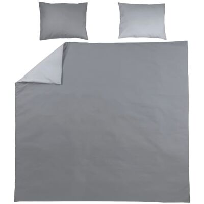 Meyco - Baby-Bettwäsche Uni - Grigio - 240x200/220 - Bedding Meyco - Baby-Bettwäsche Uni - Grigio - 240x200/220 - Bedding