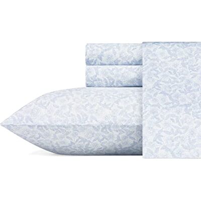 Laura Ashley Home Set di biancheria da letto doppio, in morbido rasatello di cotone, elegante, liscio e traspirante, decorazione per la casa (blu fiorito, 3 pezzi, doppio) Laura Ashley Home Set di biancheria da letto doppio, in morbido rasatello di cotone, elegante, liscio e traspirante, decorazione per la casa (blu fiorito, 3 pezzi, doppio)