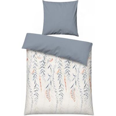 Nuit Des Rêves Indigo Blue Ranforce Set di copertine per trapunta singola, 135 x 200 cm, 100% cotone, motivo pigmentato, lavabile in lavatrice, chiusura a bottone, elegante e cozy Nuit Des Rêves Indigo Blue Ranforce Set di copertine per trapunta singola, 135 x 200 cm, 100% cotone, motivo pigmentato, lavabile in lavatrice, chiusura a bottone, elegante e cozy