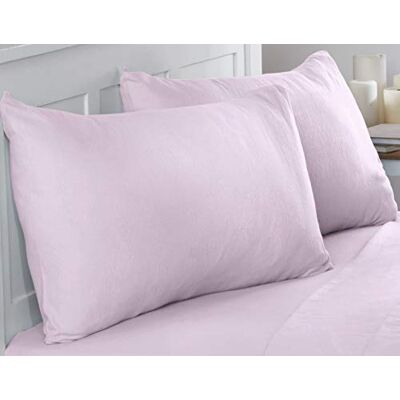 Emma Barclay Coppia Flanella Rosa, Cotone, Federa (Paio) Emma Barclay Coppia Flanella Rosa, Cotone, Federa (Paio)