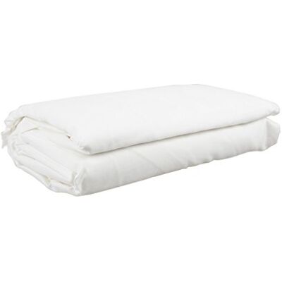 Decoratie Coprimaterasso 140 x 190 Percalle 78 Fili Berretto di 25 cm Bianco Decoratie Coprimaterasso 140 x 190 Percalle 78 Fili Berretto di 25 cm Bianco