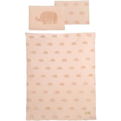 roba Biancheria da Letto per Bambini Lil Elephant 2 Pezzi Copripiumino 100 x 135 cm + Federa 40 x 60 cm Certificato GOTS e Oeko-Tex 100 Marrone roba Biancheria da Letto per Bambini Lil Elephant 2 Pezzi Copripiumino 100 x 135 cm + Federa 40 x 60 cm Certificato GOTS e Oeko-Tex 100 Marrone