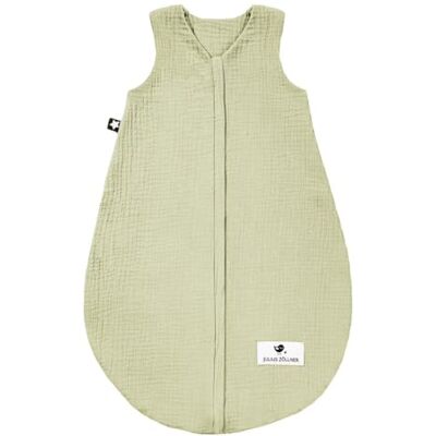 Julius Zöllner Sacco nanna estivo in mussola verde lime, taglia 60, in morbida mussola di cotone, sicuro e privo di sostanze nocive, ideale per le calde notti estive Julius Zöllner Sacco nanna estivo in mussola verde lime, taglia 60, in morbida mussola di cotone, sicuro e privo di sostanze nocive, ideale per le calde notti estive