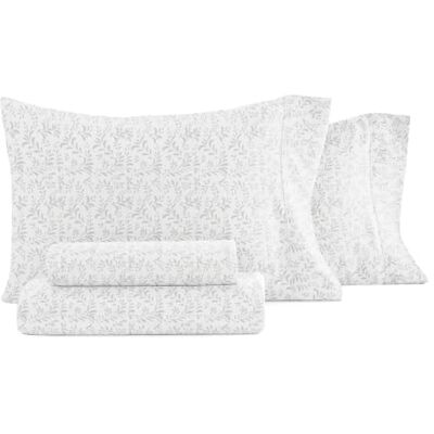 Linen Market Hotel Collection Home Collection Scoppio di Viti 4 PC. Set di Fogli Linen Market Hotel Collection Home Collection Scoppio di Viti 4 PC. Set di Fogli