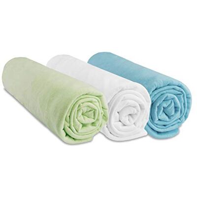 Easy dort Lenzuolo con angoli, 32 x 72 cm, per lettino (set di 3) 100% cotone compatibile con materasso ovale per navicella, carrozzina, lettino estensibile, marca Oeko Tex Made in Europe Easy dort Lenzuolo con angoli, 32 x 72 cm, per lettino (set di 3) 100% cotone compatibile con materasso ovale per navicella, carrozzina, lettino estensibile, marca Oeko Tex Made in Europe