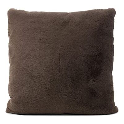 Gözze Cuscino Decorativo Quadrato, Federa in Finta Pelliccia, 100% Poliestere, 60 x 60 cm Tortora Gözze Cuscino Decorativo Quadrato, Federa in Finta Pelliccia, 100% Poliestere, 60 x 60 cm Tortora