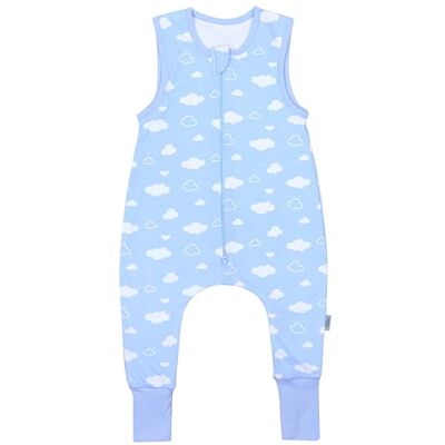 TupTam Sacco Nanna con Piedini – Sacco Nanna Neonato Estivo 0.5 TOG, Cotone OEKO-TEX, Nuvole Blu, 68-74 TupTam Sacco Nanna con Piedini – Sacco Nanna Neonato Estivo 0.5 TOG, Cotone OEKO-TEX, Nuvole Blu, 68-74
