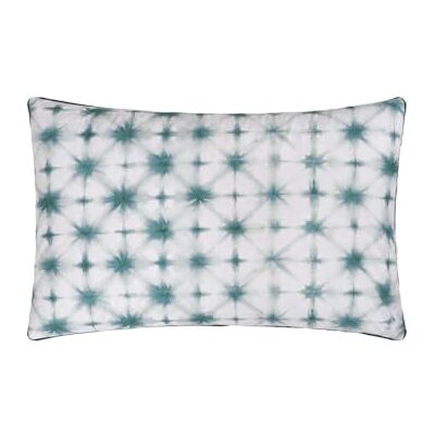 Designers Guild Federa stampata in percalle di cotone, Karaoshi Celadon, 50 x 75 cm, design Guild, verde medio Designers Guild Federa stampata in percalle di cotone, Karaoshi Celadon, 50 x 75 cm, design Guild, verde medio