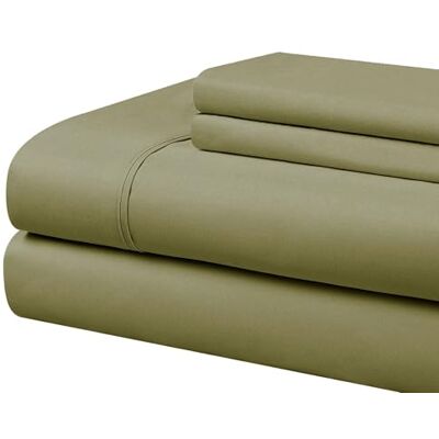 Cathay Home Set Lenzuola, Microfibra, Salvia, Completo Cathay Home Set Lenzuola, Microfibra, Salvia, Completo